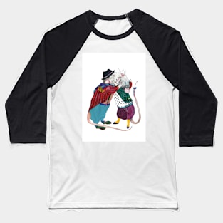 Kissing Rats Baseball T-Shirt